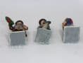 Trophy Miniatures - 3 Figures from XM15 - The Christmas Garland Seller Set