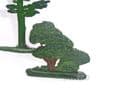 Vintage Lead Britains & Other Makers Metal Trees & Bushes