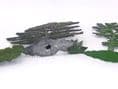 Vintage Lead Britains & Other Makers Metal Trees & Bushes
