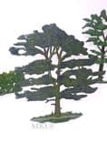 Vintage Lead Britains & Other Makers Metal Trees & Bushes