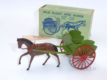 W Britain - 45F Milk Float and Horse