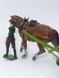 W Britain - 9F Horse Roller With Man