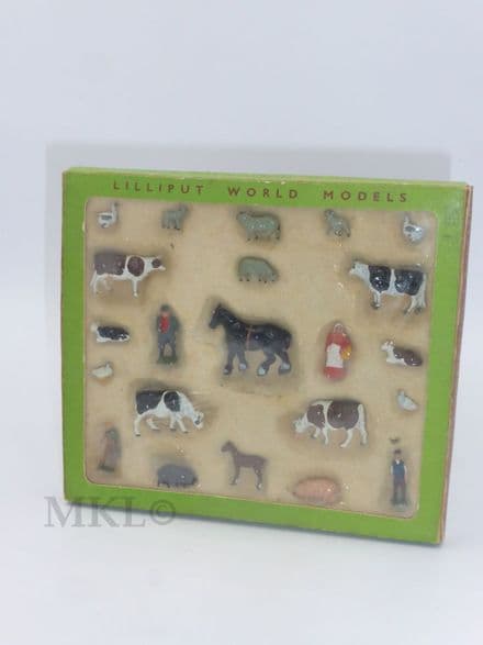 W Britains Lilliput World OO & HO Gauge Farmers & Animals