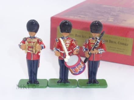WB00291 - Scots Guards: Band Set - Bassoon, Tenor Drum, Cymbals (in Shelf worn Box)
