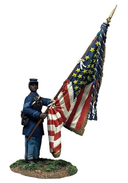 WB10096 - Sgt. William Carney, Flagbearer,54th Massachusetts Infantry