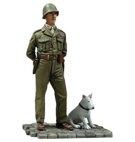 WB10120 - U.S. General George S. Patton and Willy, England, 1944