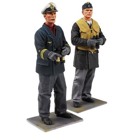 WB13017 - "On Watch" - German U-Boat Crewman and Captain, WWII