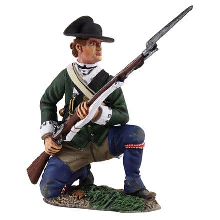 WB16029 Loyalist Butlers Ranger Kneeling at Ready