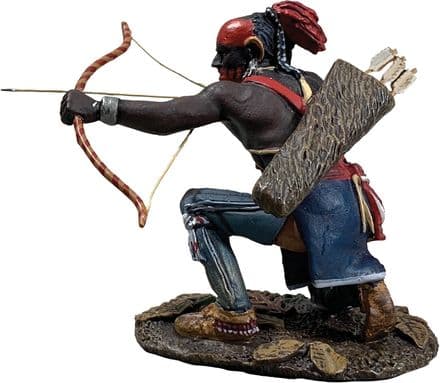 WB16116 - Art of War: Native Kneeling with Bow and Arrow