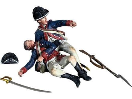 WB16141 - Officer Down Legion of the U.S. Soldier Helping Wounded Officer, 1794