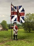 WB16209 - British 43rd Regiment of Foot Ensign with King's Colours, 1780