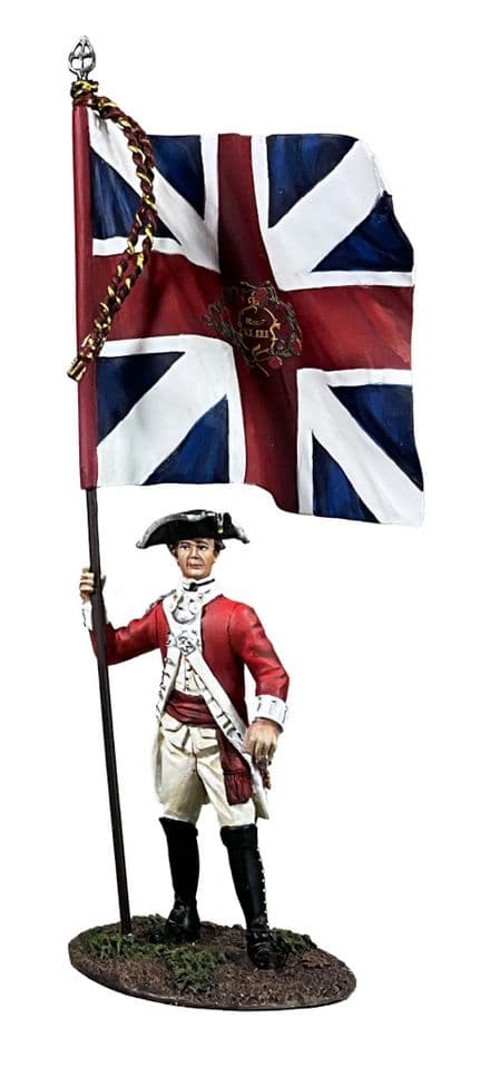 WB16209 - British 43rd Regiment of Foot Ensign with King's Colours, 1780