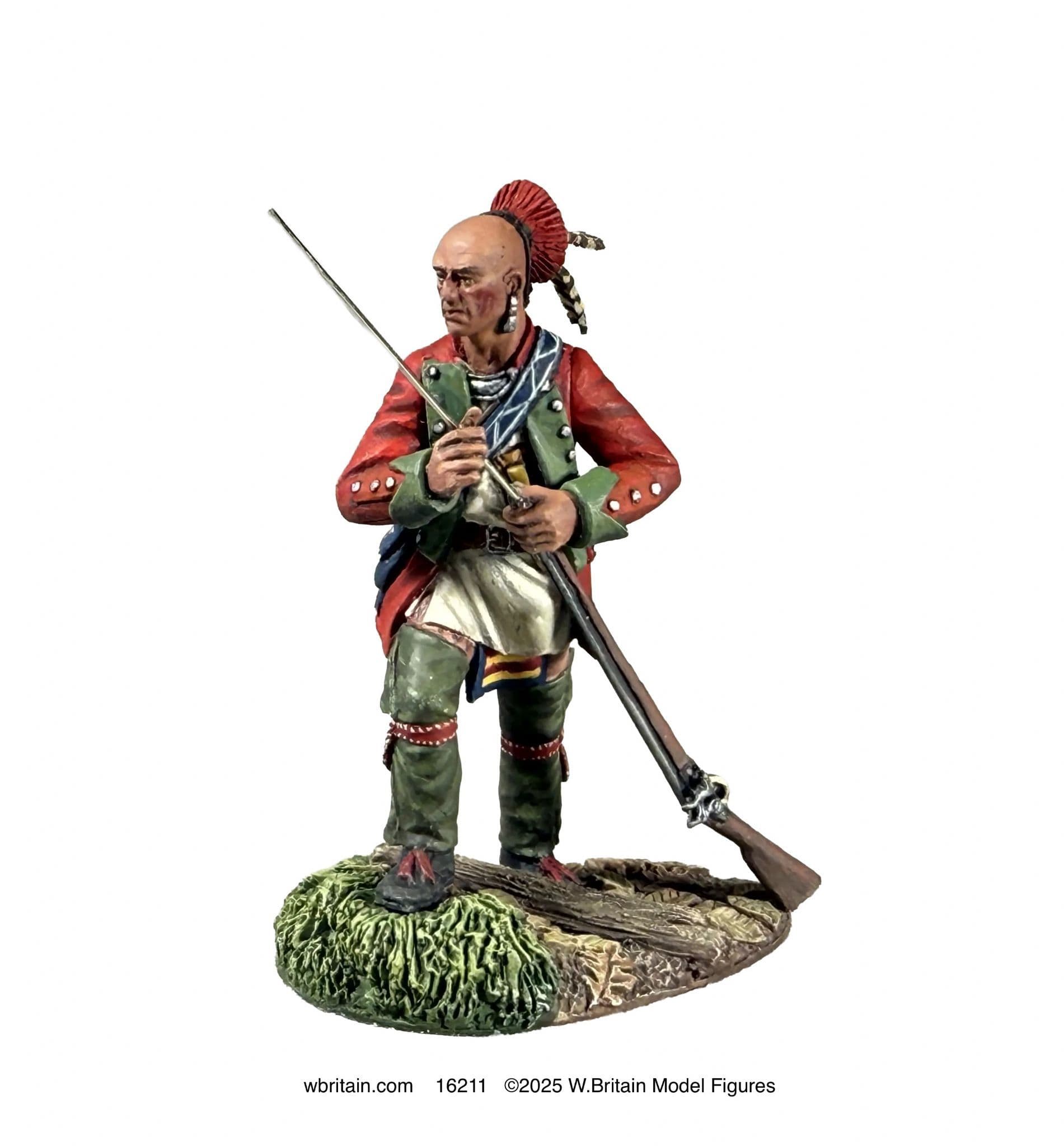 WB16211 - Native Warrior Loading Musket