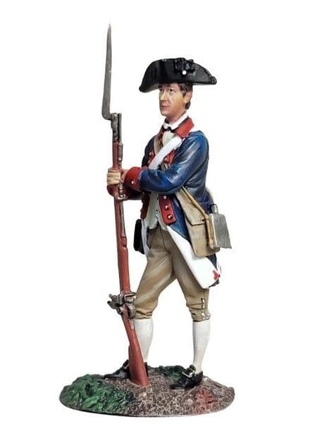 WB16215 - Continental Line Soldier Resting on Musket, 1777-87