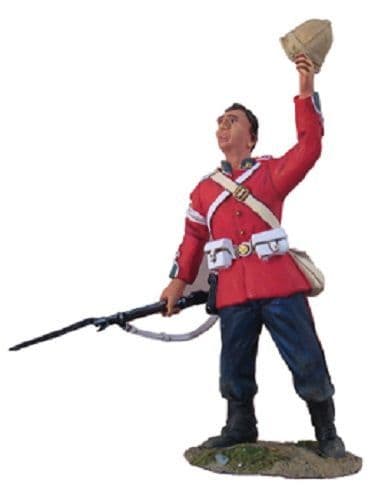 WB20004 British 24th Foot Standing Waving Helmet