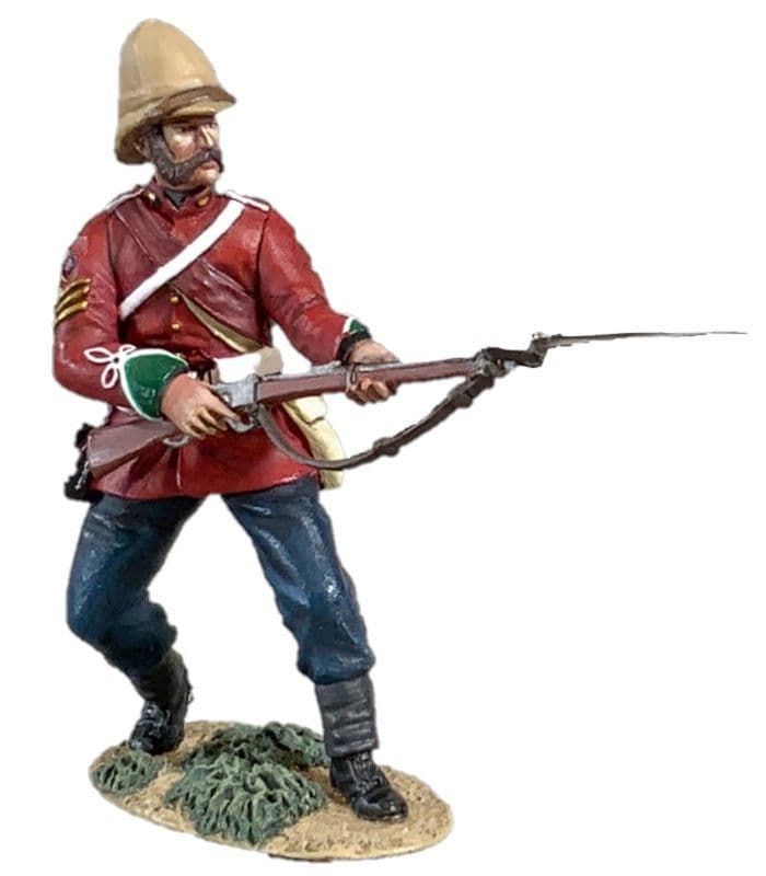 WB20212 - 24th Foot, Colour Sgt. Bourne Defending with Bayonet, No. 2