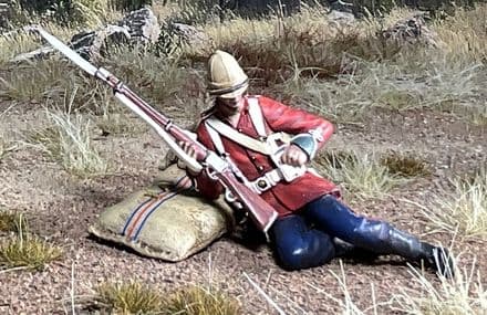 WB20223 - British 24th Foot Loading at the Mealie Bag Wall, 1879