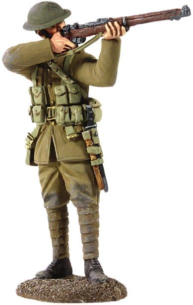 WB23065 British Infantry Standing Firing over Parapit (EX Display - opened packaging)