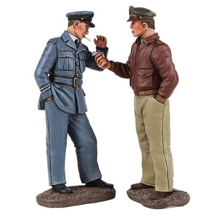 WB25029 "Got a Light?" Pilots Lighting Cigarette - 2 Piece Set