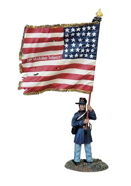 WB31244 - Federal Colour Sgt. Able Peck, 24th Michigan 1863