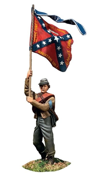 WB31389 - Confederate Flagbearer, 5th Texas Flag - Texas Brigade 