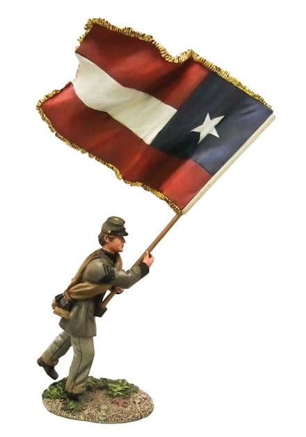 WB31393 - Confederate Flagbearer, 5th Texas, “Lone Star” Flag, Texas Brigade