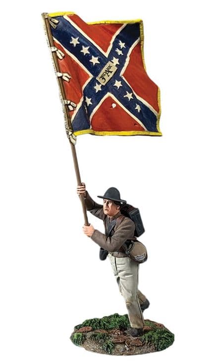 WB31394 - Confederate Flagbearer, 3rd Arkansas Flag, Texas Brigade