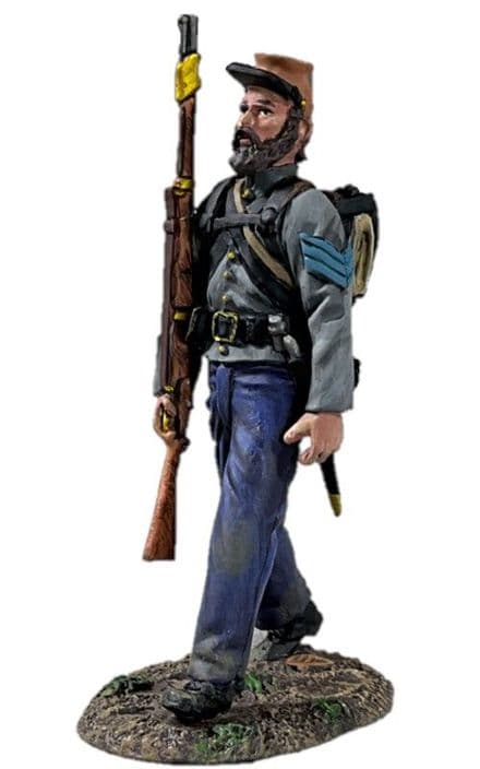 WB31445 - Confederate Infantry Sergeant Marching, No.1