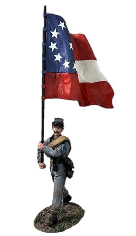 WB31449 - Confederate Inf. Flagbearer with 1st National Colours
