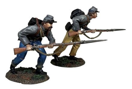 WB31501 - "Rebel Steel" Confederates Charging with Bayonets Levelled