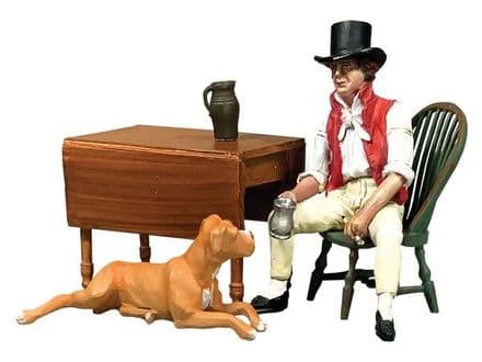 WB35030 - Young Tom at the Tavern, Young Man Contemplating His Future 1800-20