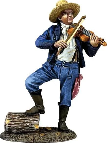 WB35055 - “Fiddlin’ Away the Time” Man with Fiddle, 1795-1825