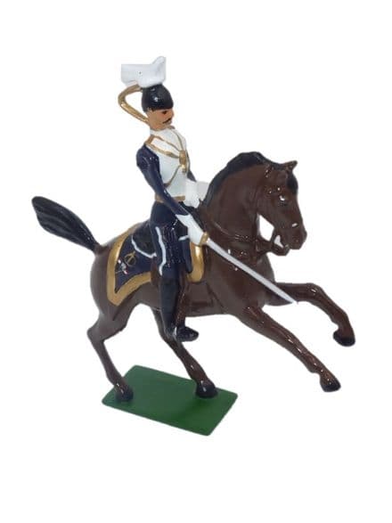 WB40196 - 17th Lancers Officer on Rearing Horse