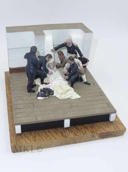 WB41143 - Nelson Death Scene On Victory, Limited Edition (On Victory Oak