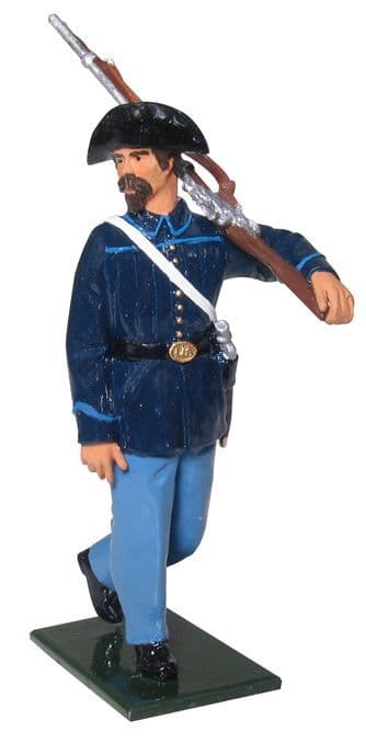 WB43015 Private, U.S. Regular Infantry, Campaign Dress, 1874