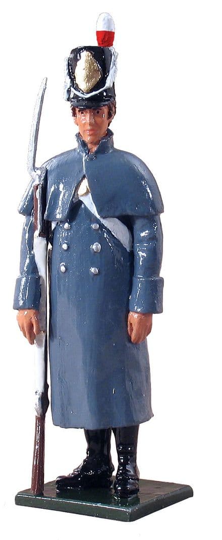 WB44008 Private, Battalion Company in Overcoat, 1812-1815