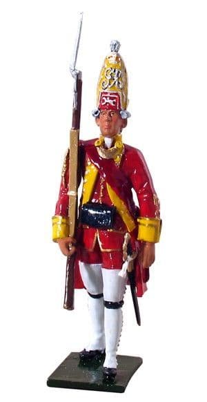 WB47011 - British Grenadier Officer, 15th Regiment of Foot, 1754-1763