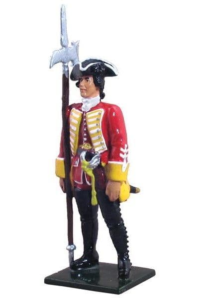 Figurine Britains 47021 - Officier 45th Regiment - Monté - 1754-1763 - Retiré