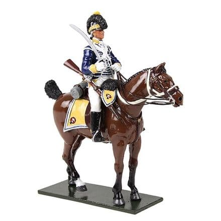 WB47058 - British 10th Light Dragoons Trooper Mounted No.1, 1795