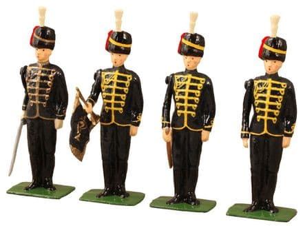 WB49011 British 7th Hussars 4 Piece Set in Vintage Box Limited Edition