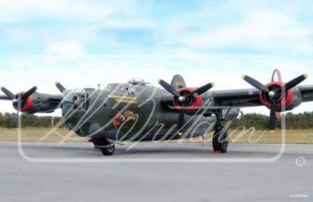 WB51072 - B-24 Liberator of the Mighty 8th Mini Back Drop