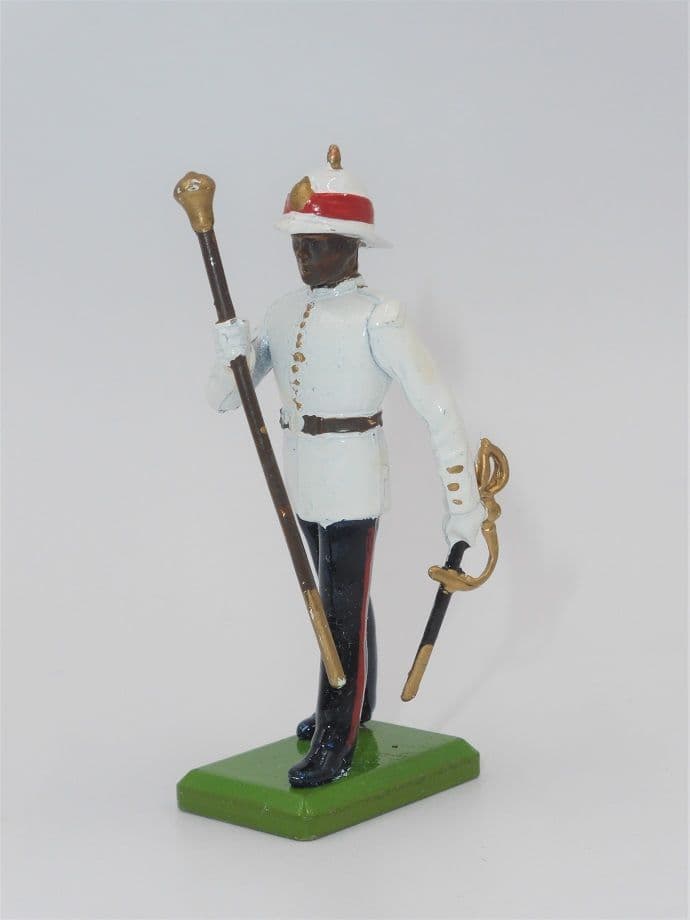 Wb5187 Drum Major - The Bahamas Police Band