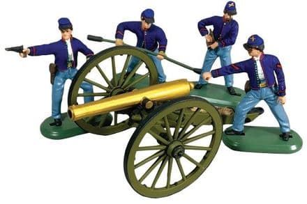 WB52105 (Super Deetail Plastic) 12 Pound Napoleon Cannon & 4 Union Crew
