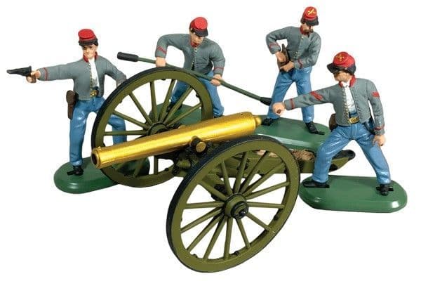 WB52106 (Super Deetail Plastic) 12pd Napoleon Cannon & 4 Confederate Crew