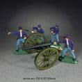 WB52107 (Super Deetail Plastic) 3 Inch Ordinance Rifle Cannon, 4 Union Crew