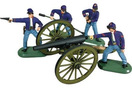 WB52107 (Super Deetail Plastic) 3 Inch Ordinance Rifle Cannon, 4 Union Crew