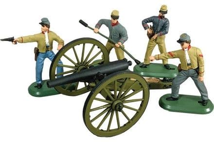 WB52108 (Super Deetail Plastic) 3" Ordinance Rifle Cannon & 4 Conf. Crew