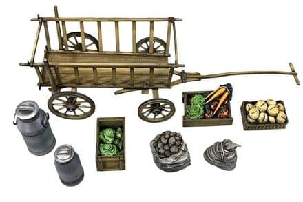 WB53026 - “Going to Market” Mid 19th-20th Century Cart with Produce