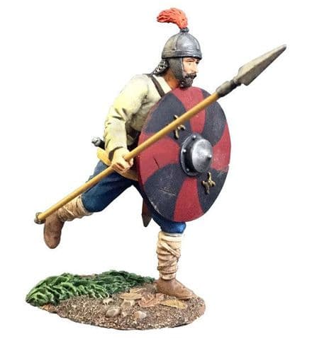 WB62116 Osgar Saxon Warrior Running with Spear No.1