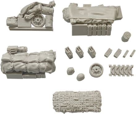 WB70005 - M4A3 Tank Stowage, Resin Kit
